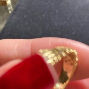 Flexible 14K Gold woven ring, size 7